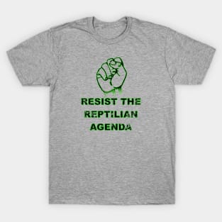 Resist The Reptilian Agenda T-Shirt